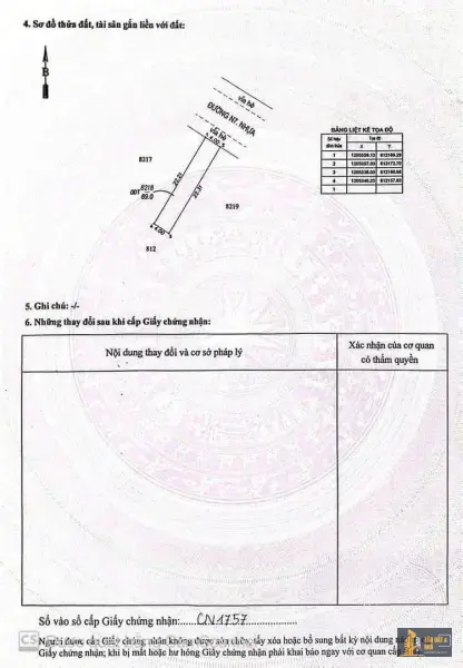 Bán đất đường Trần Văn Ơn