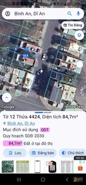 Đất đường chính KDC Phú Hồng Thịnh 9